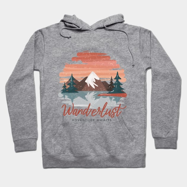 Adventure Awaits Wanderlust" - Explore, Discover, Roam Hoodie by Shopkreativco